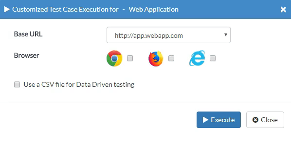 Data Driven Testing