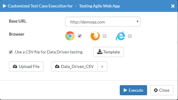 Data Driven Testing