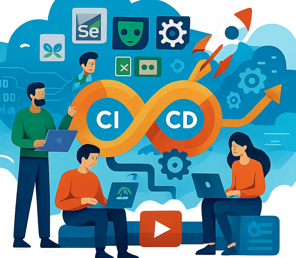CI CD automation testing